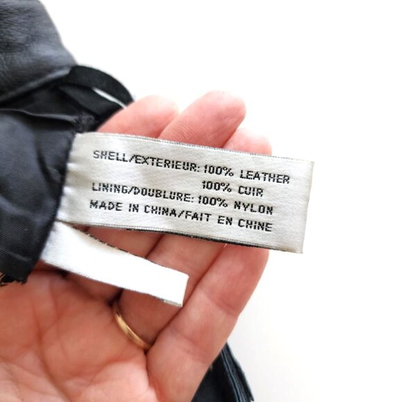 RTG Collection vintage high waist black leather pants - please read carefully - Picture 6 of 13